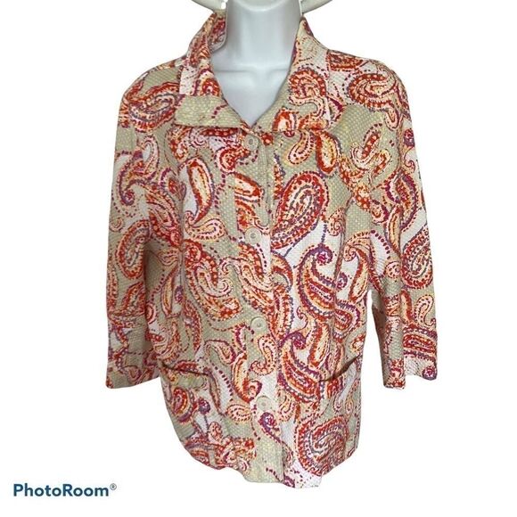 Colorful & Comfortable Unique Jacket! Size Large - Picture 1 of 4